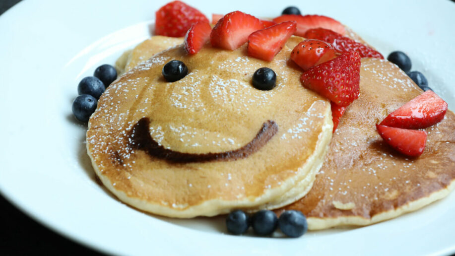 Recipe: Berry Smiley Pancake Stack - Mother, Baby & Child