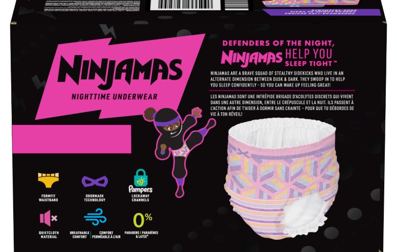  Pampers Ninjamas Nighttime Bedwetting Underwear Girls