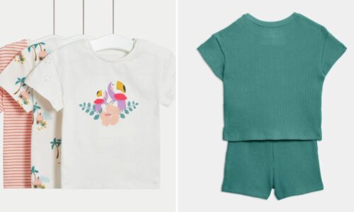 Shop baby sleepsuits and holiday staples at Marks & Spencer