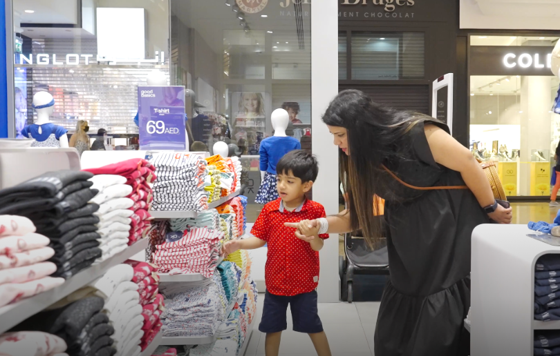 Okaidi Obabi Mothers Day Video Shoot at Dubai Mall
