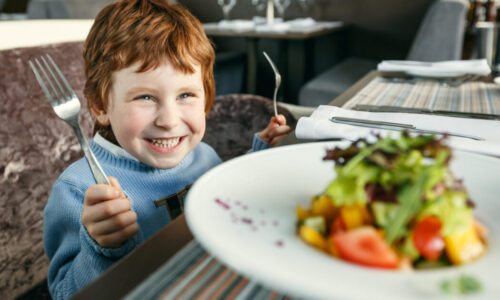 Teaching good table manners