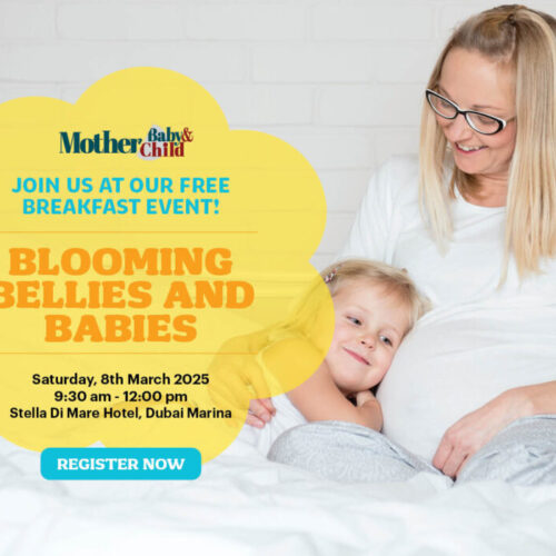 Join us at our free breakfast event ‘Blooming Bellies and Babies’