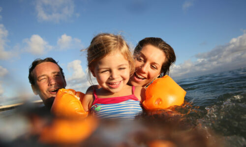 The benefits of family sea swimming